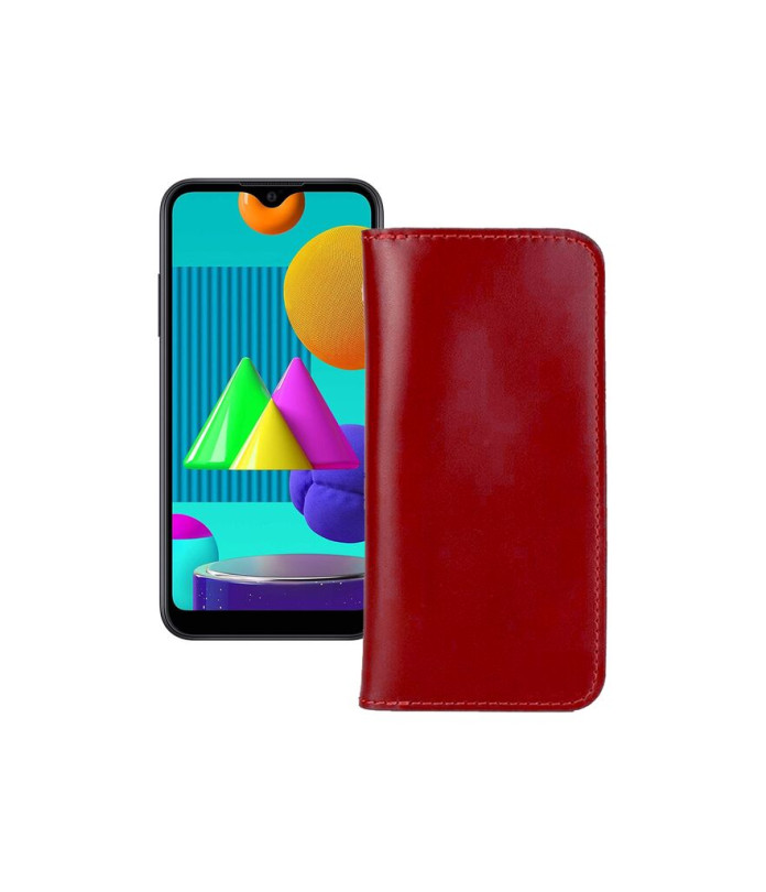Портмоне з шкіри для телефону Samsung Galaxy M01 (M015)
