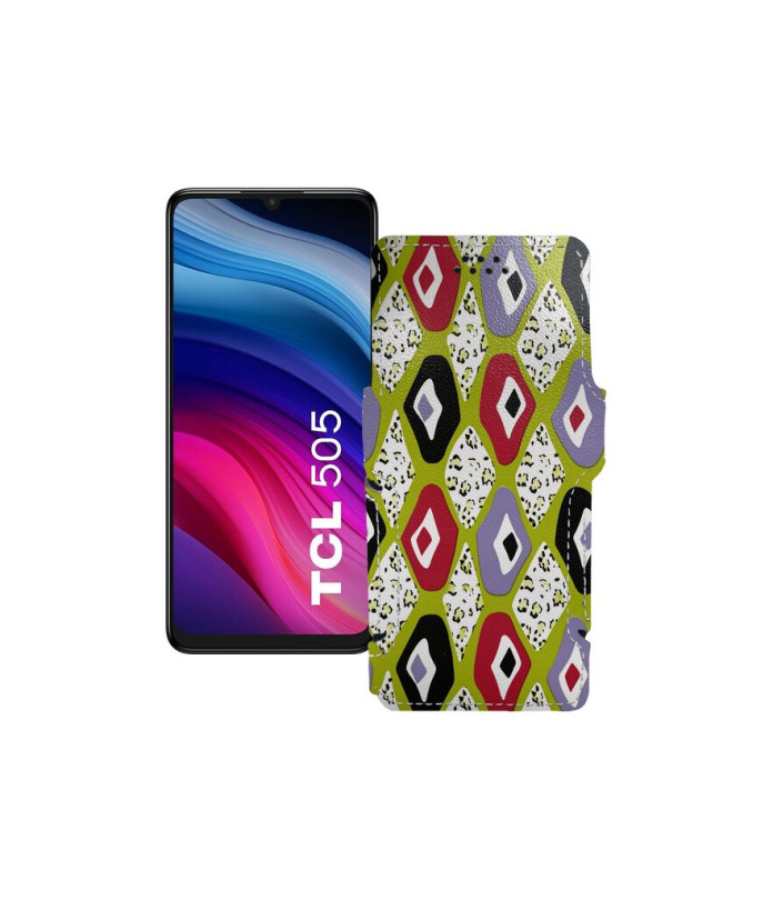 Чохол-книжка з екошкіри для телефону TCL 505