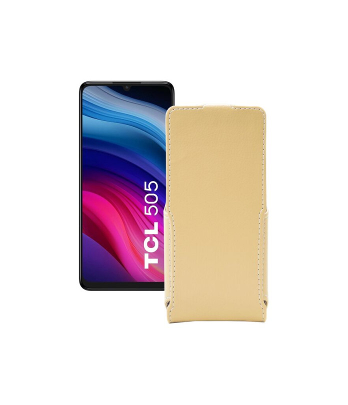Чохол-флип з екошкіри для телефону TCL 505
