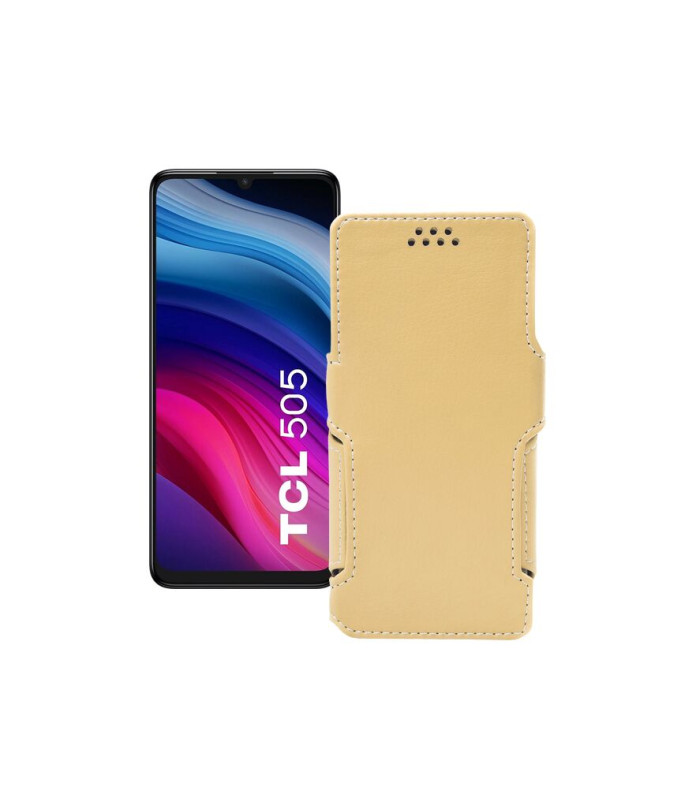 Чохол-книжка з екошкіри для телефону TCL 505