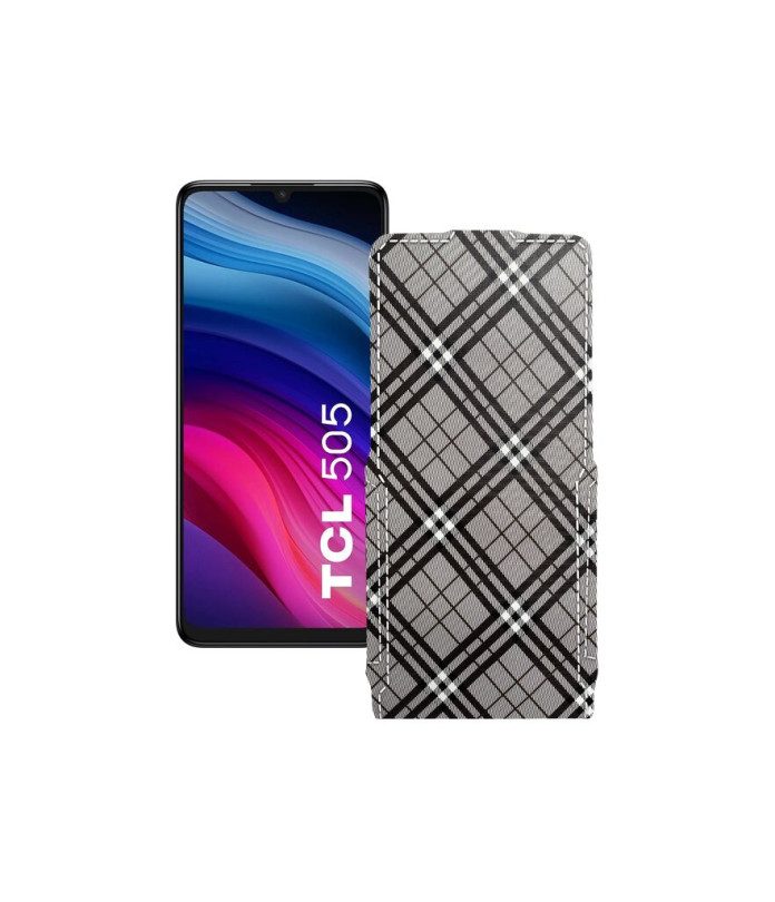 Чохол-флип з екошкіри для телефону TCL 505