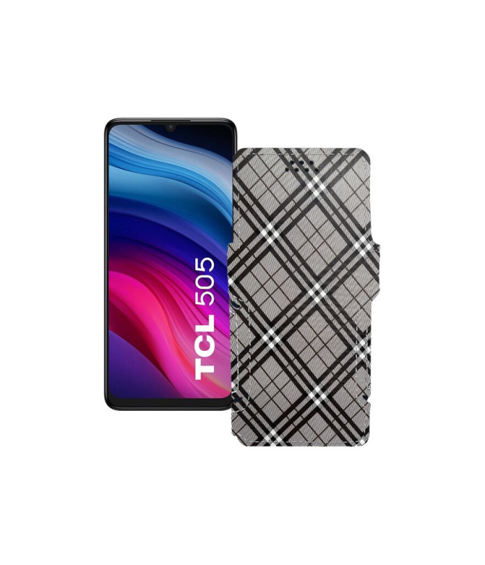 Чохол-книжка з екошкіри для телефону TCL 505