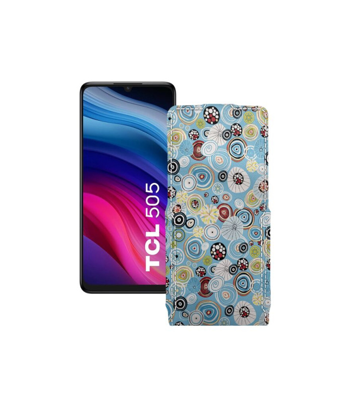 Чохол-флип з екошкіри для телефону TCL 505