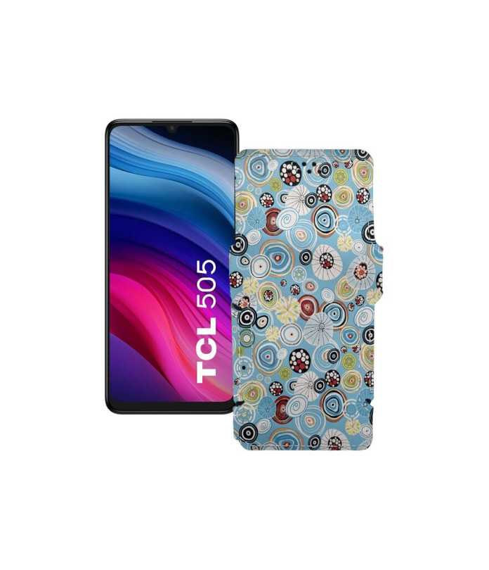 Чохол-книжка з екошкіри для телефону TCL 505