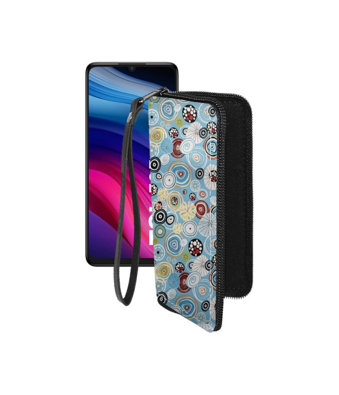 Чохол-гаманець з екошкіри для телефону TCL 505