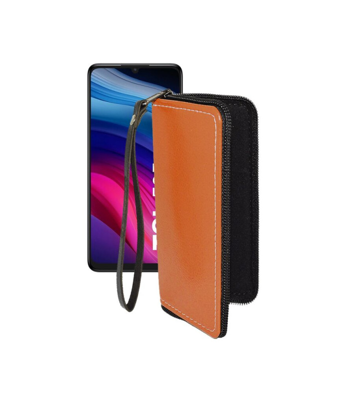 Чохол-гаманець з екошкіри для телефону TCL 505