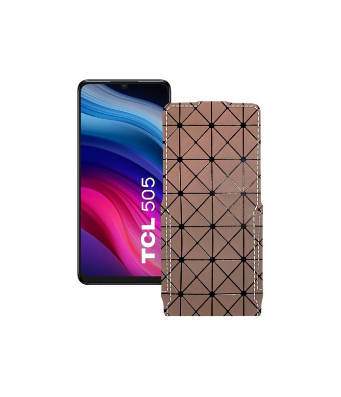 Чохол-флип з екошкіри для телефону TCL 505