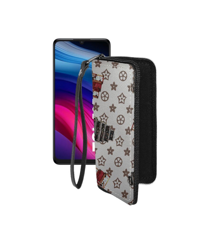 Чохол-гаманець з екошкіри для телефону TCL 505