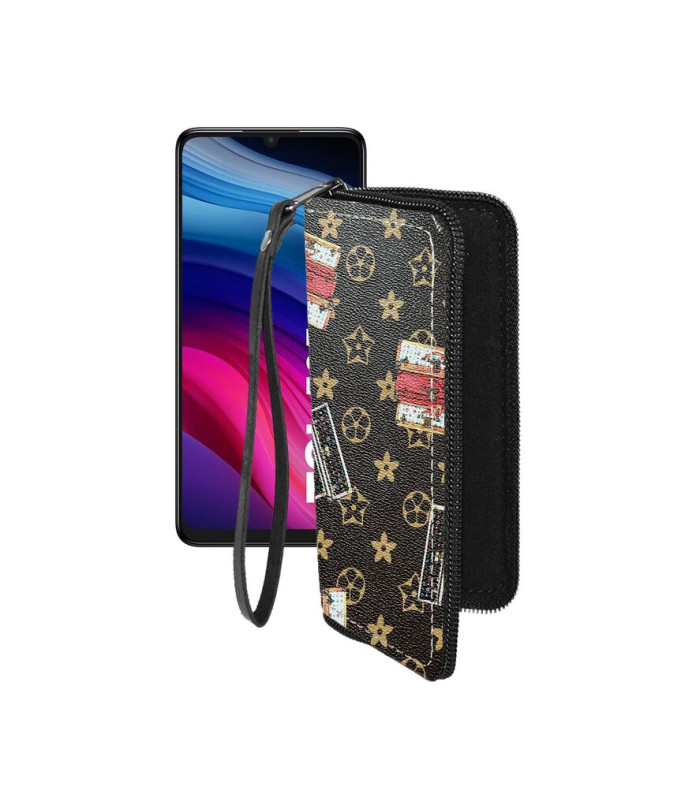 Чохол-гаманець з екошкіри для телефону TCL 505