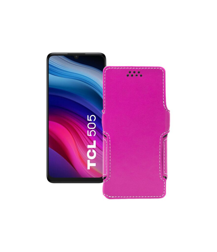 Чохол-книжка з екошкіри для телефону TCL 505