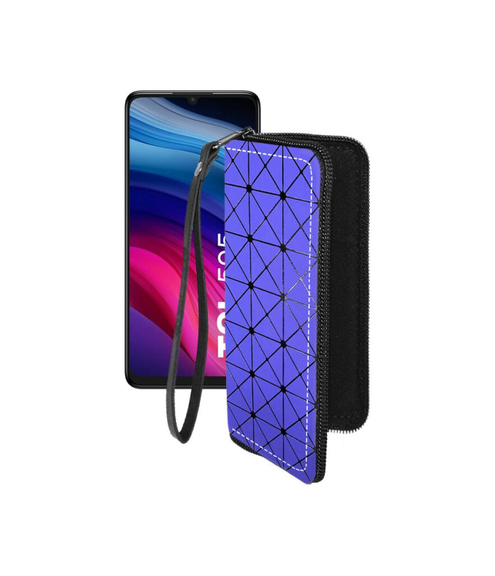 Чохол-гаманець з екошкіри для телефону TCL 505