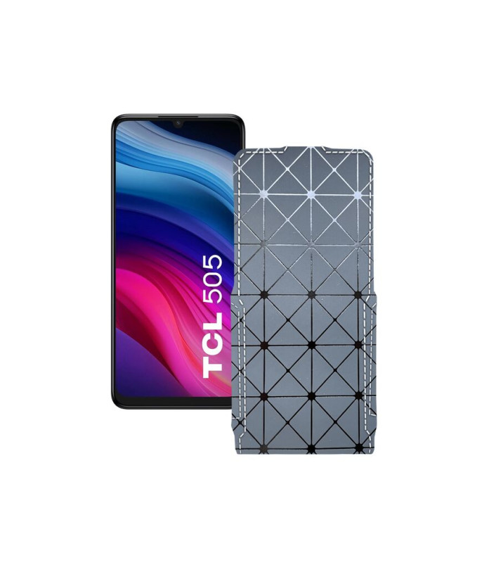 Чохол-флип з екошкіри для телефону TCL 505