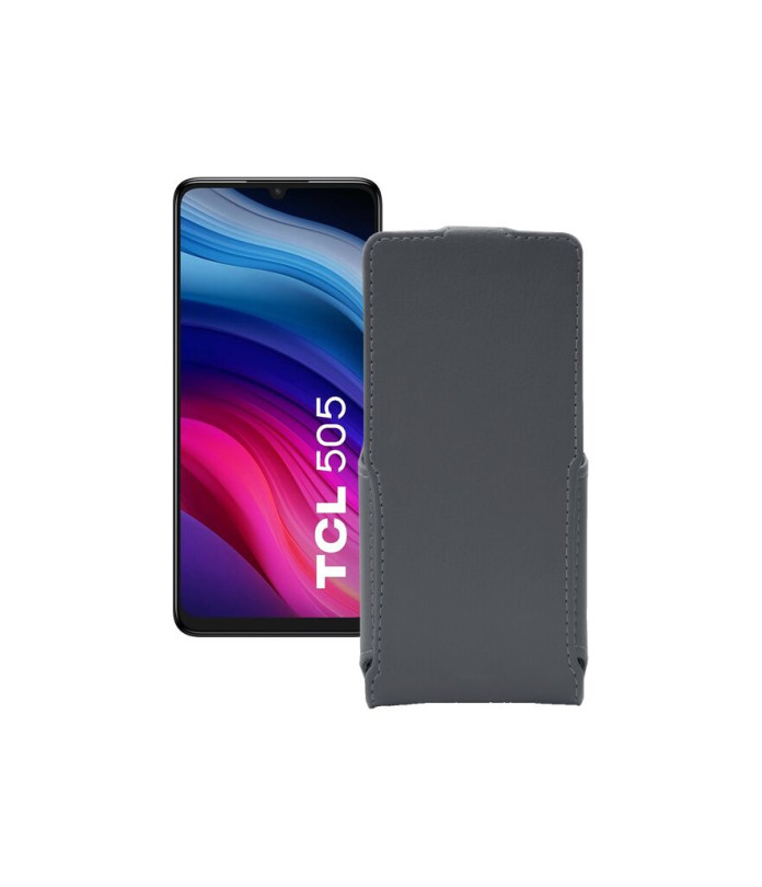 Чохол-флип з екошкіри для телефону TCL 505