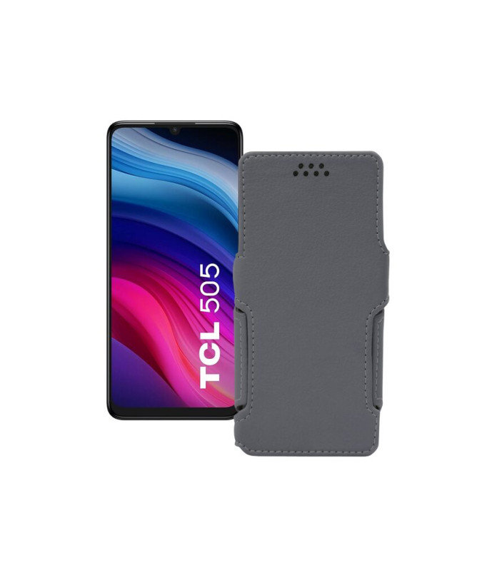 Чохол-книжка з екошкіри для телефону TCL 505