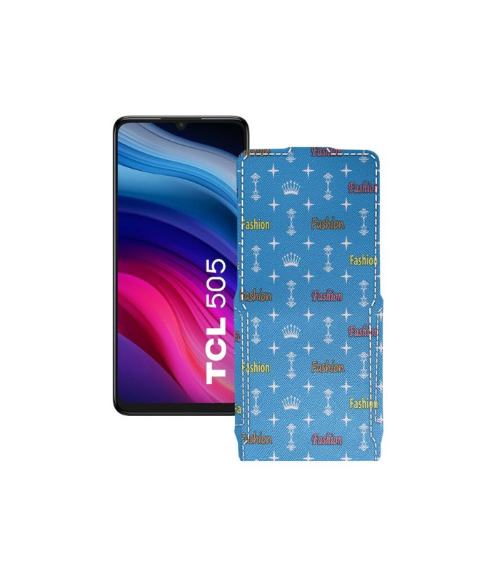 Чохол-флип з екошкіри для телефону TCL 505