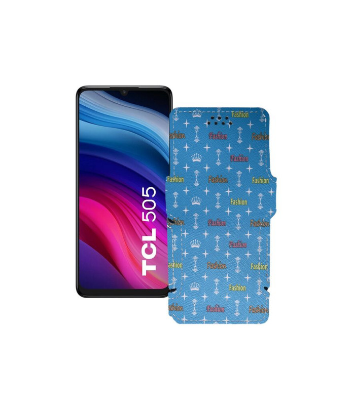 Чохол-книжка з екошкіри для телефону TCL 505