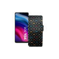 Чохол-книжка з екошкіри для телефону TCL 505
