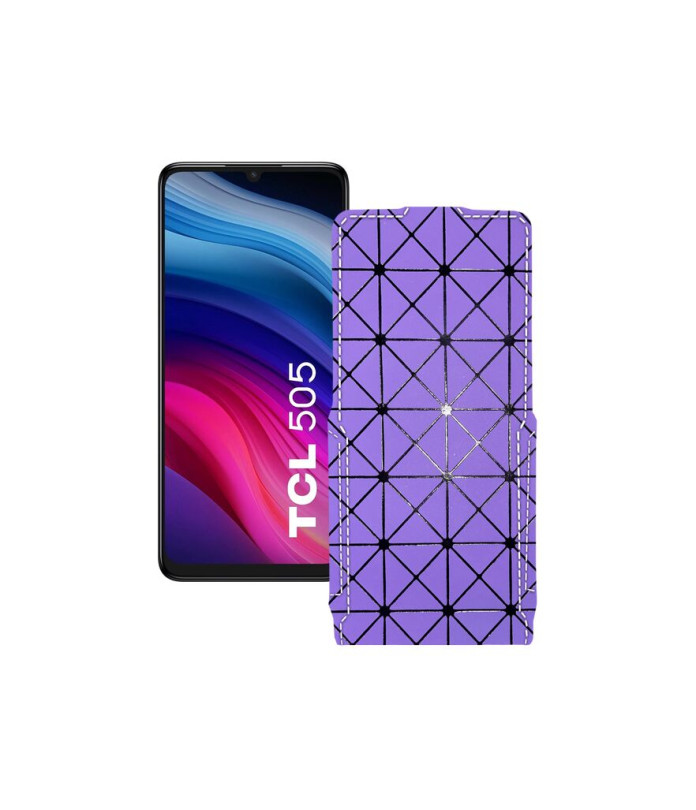 Чохол-флип з екошкіри для телефону TCL 505