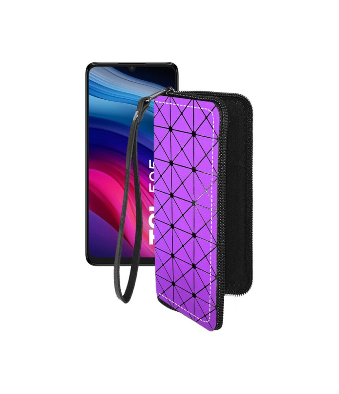 Чохол-гаманець з екошкіри для телефону TCL 505