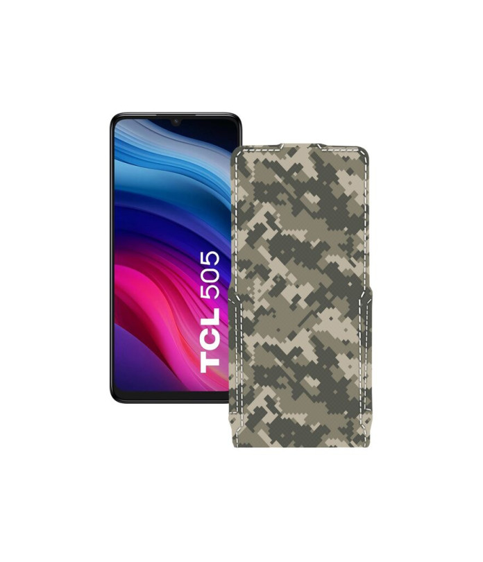 Чохол-флип з екошкіри для телефону TCL 505