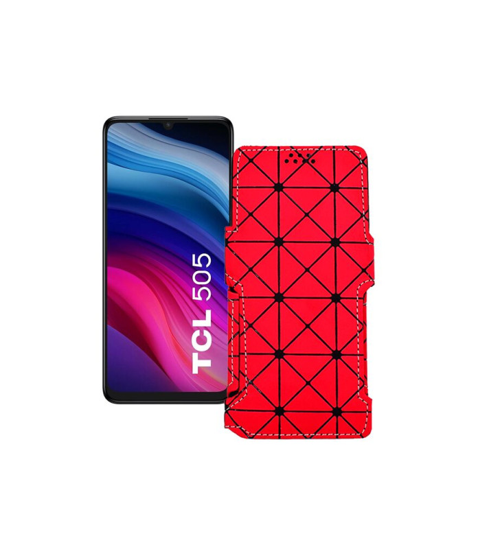 Чохол-книжка з екошкіри для телефону TCL 505