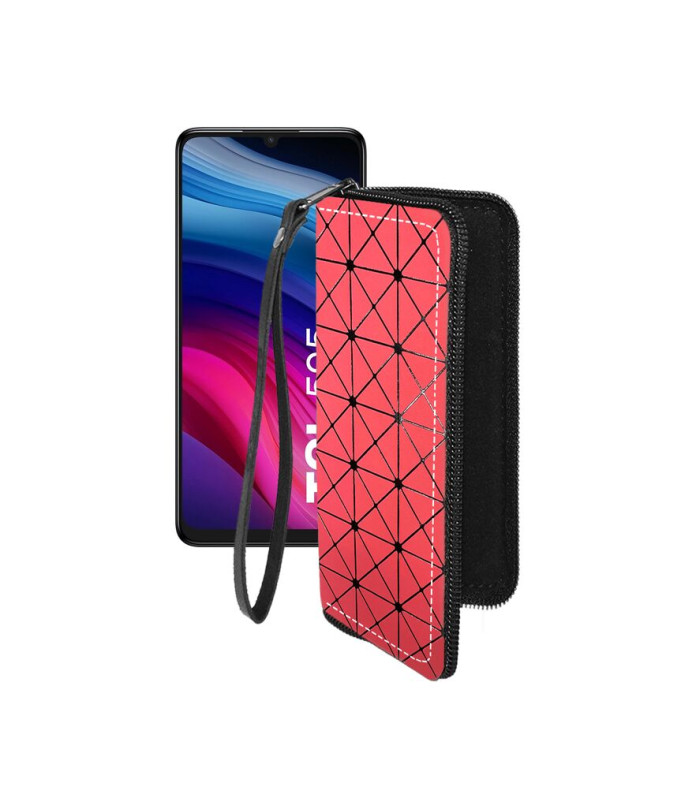 Чохол-гаманець з екошкіри для телефону TCL 505