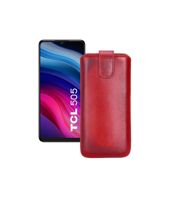 Витяжка зі шкіри для телефону TCL 505