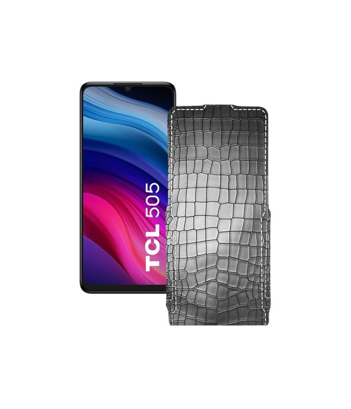 Чохол-флип з екошкіри для телефону TCL 505