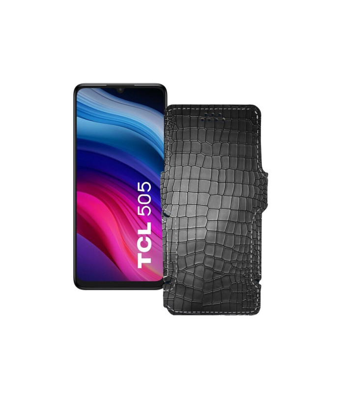 Чохол-книжка з екошкіри для телефону TCL 505