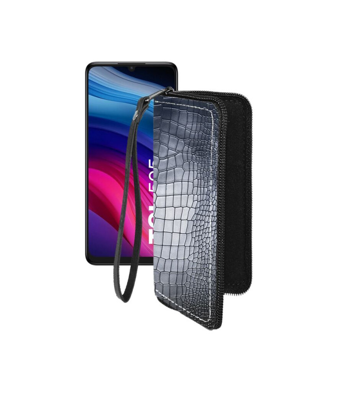 Чохол-гаманець з екошкіри для телефону TCL 505