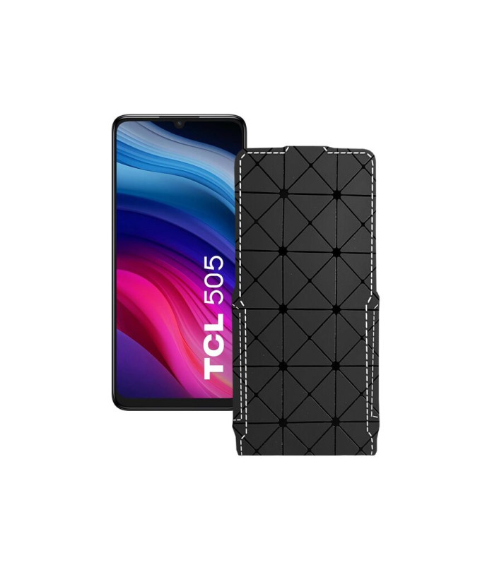 Чохол-флип з екошкіри для телефону TCL 505