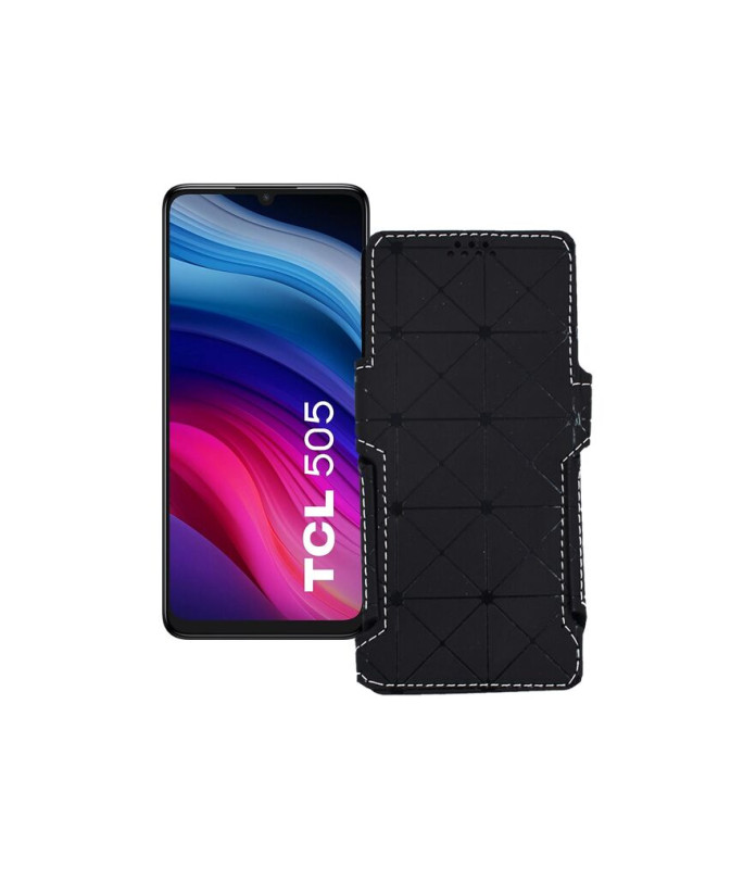 Чохол-книжка з екошкіри для телефону TCL 505