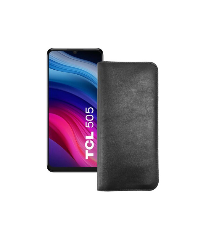 Портмоне з екошкіри для телефону TCL 505