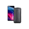 Витяжка з екошкіри для телефону TCL 505