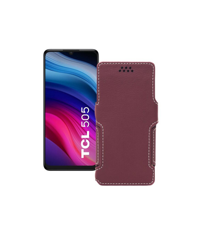 Чохол-книжка з екошкіри для телефону TCL 505