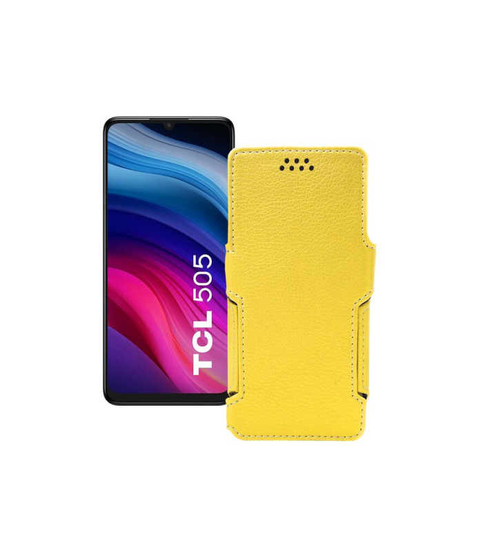 Чохол-книжка з екошкіри для телефону TCL 505