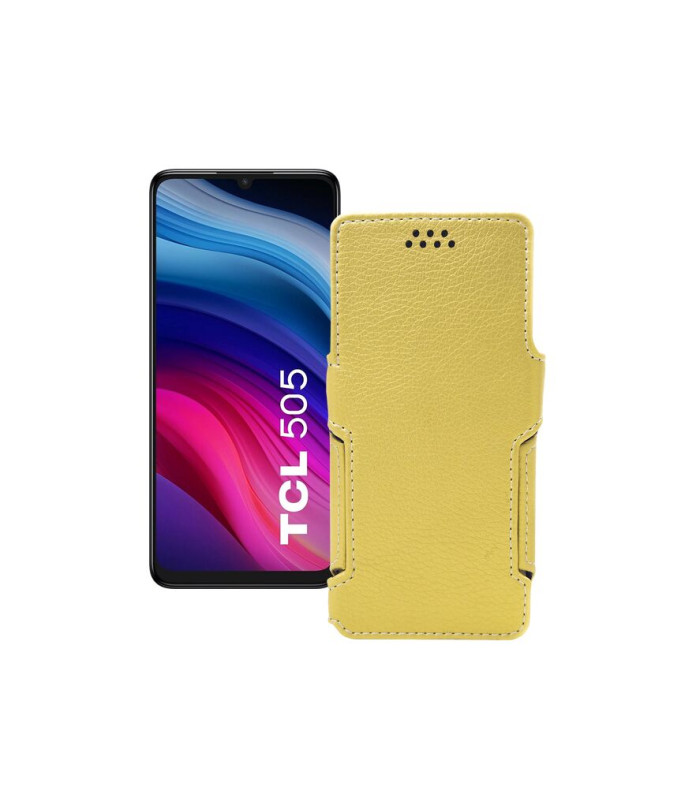 Чохол-книжка з екошкіри для телефону TCL 505