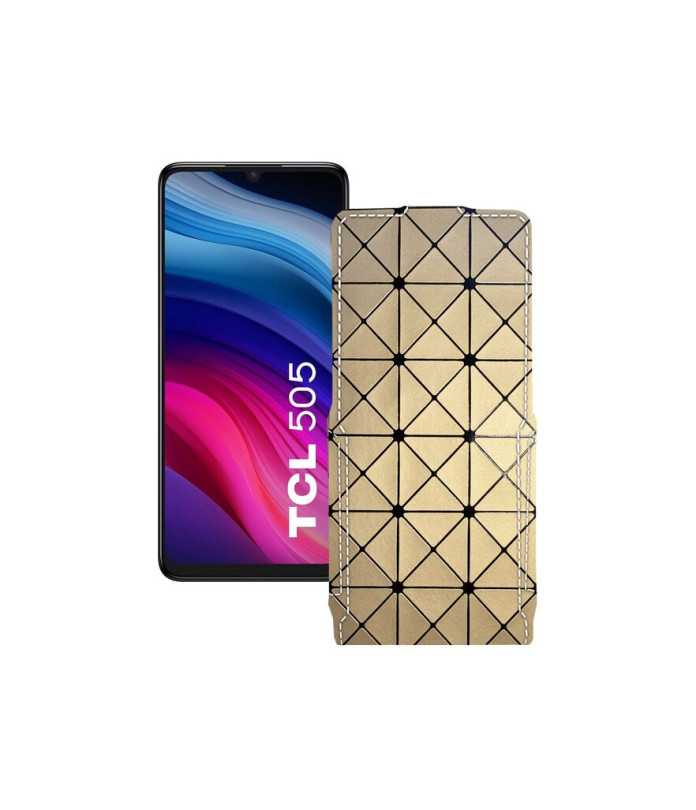 Чохол-флип з екошкіри для телефону TCL 505