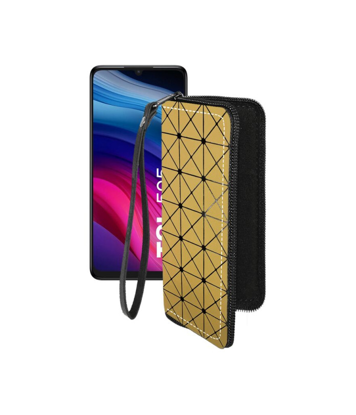 Чохол-гаманець з екошкіри для телефону TCL 505