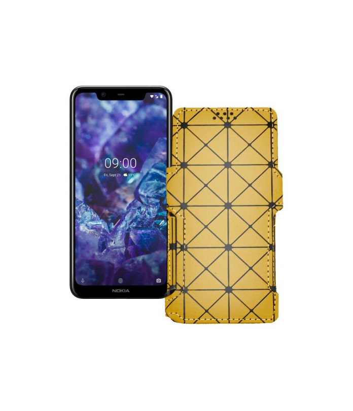 Чохол-книжка з екошкіри для телефону Nokia 5.1 Plus