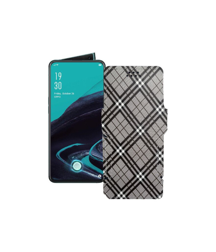 Чохол-книжка з екошкіри для телефону OPPO Reno 2