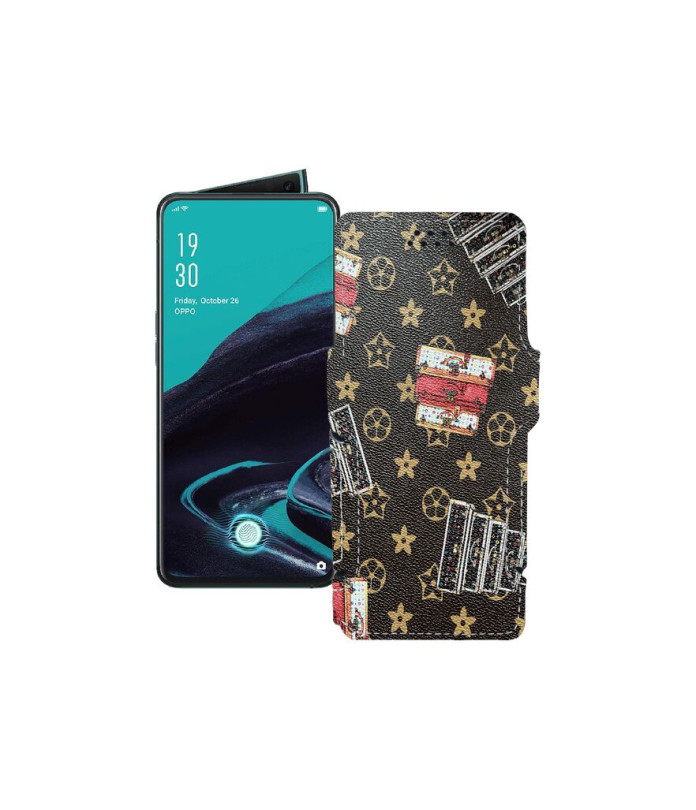 Чохол-книжка з екошкіри для телефону OPPO Reno 2