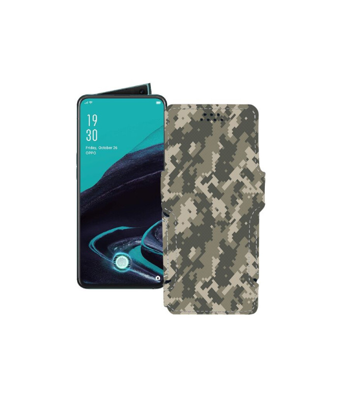 Чохол-книжка з екошкіри для телефону OPPO Reno 2