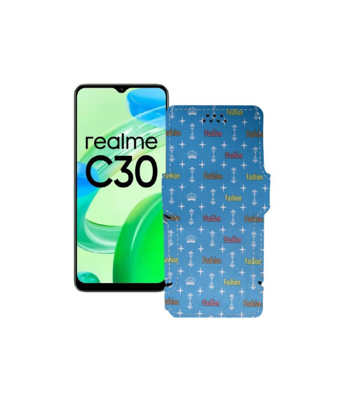 Чохол-книжка з екошкіри для телефону Realme C30