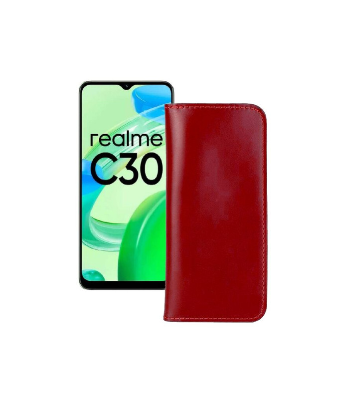 Портмоне з шкіри для телефону Realme C30