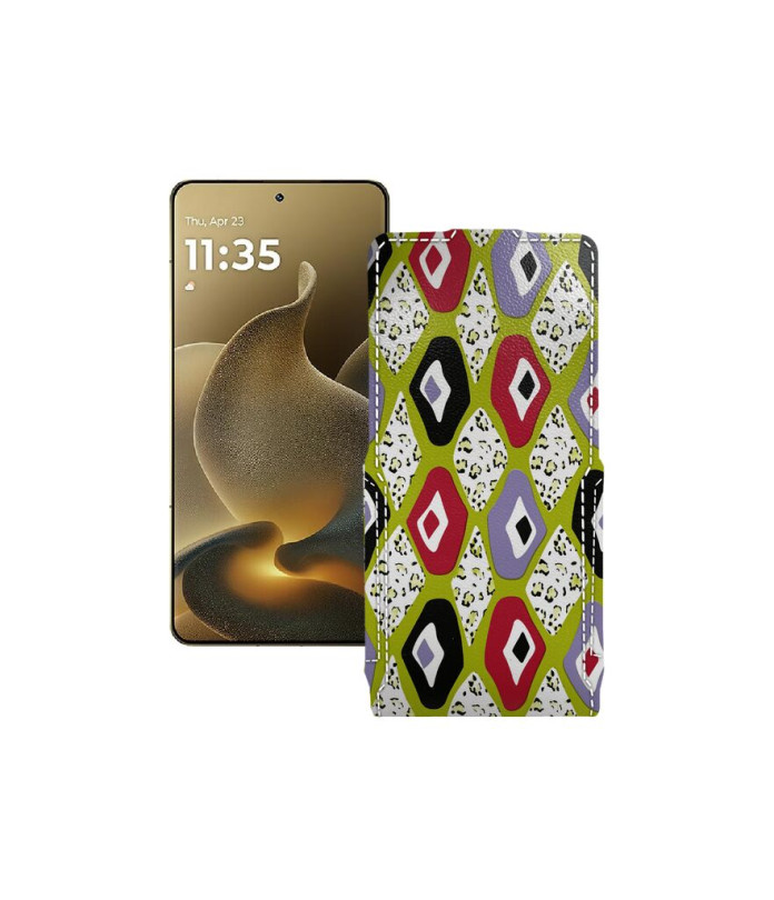 Чохол-флип з екошкіри для телефону Motorola Signature