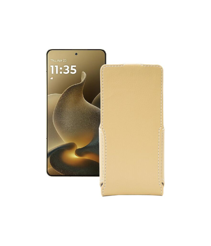 Чохол-флип з екошкіри для телефону Motorola Signature