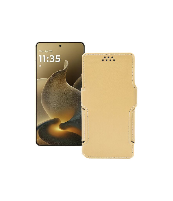 Чохол-книжка з екошкіри для телефону Motorola Signature