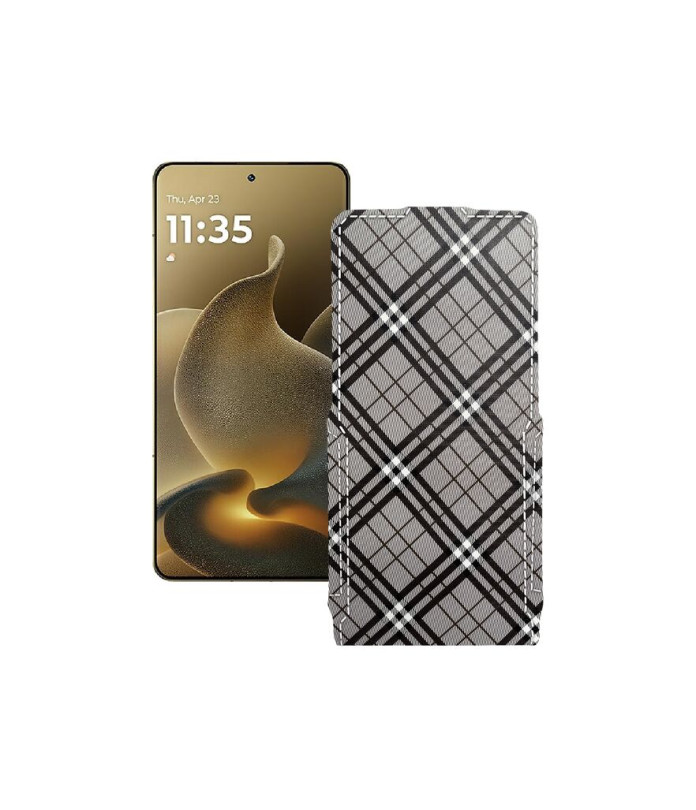 Чохол-флип з екошкіри для телефону Motorola Signature