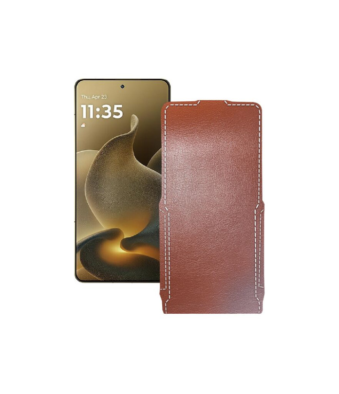 Чохол-флип з екошкіри для телефону Motorola Signature